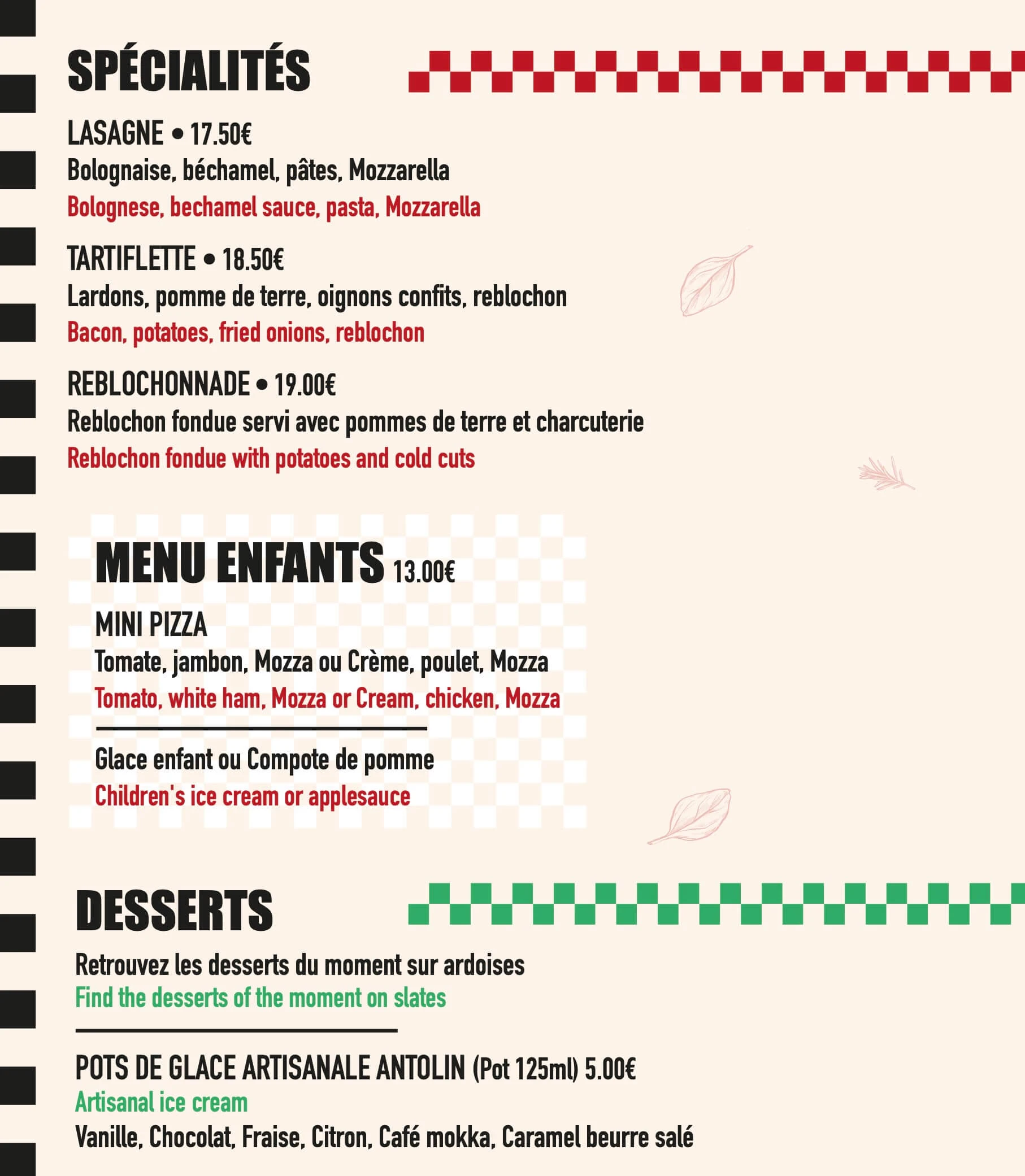 pizza-patrol.fr - Carte - Spécialités